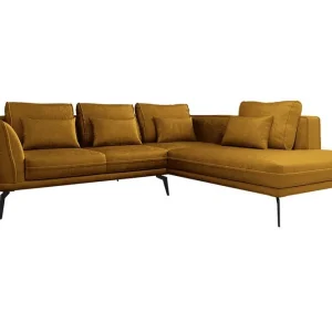 Graystone 4-sits Hörnbäddsoffa Dark yellow - Möbler Begränsat antal