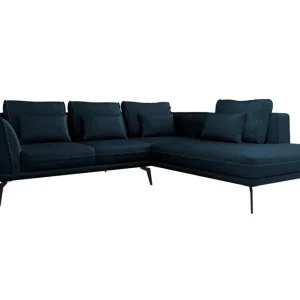 Lågt pris Graystone 4-sits Hörnbäddsoffa Dark blue - Möbler