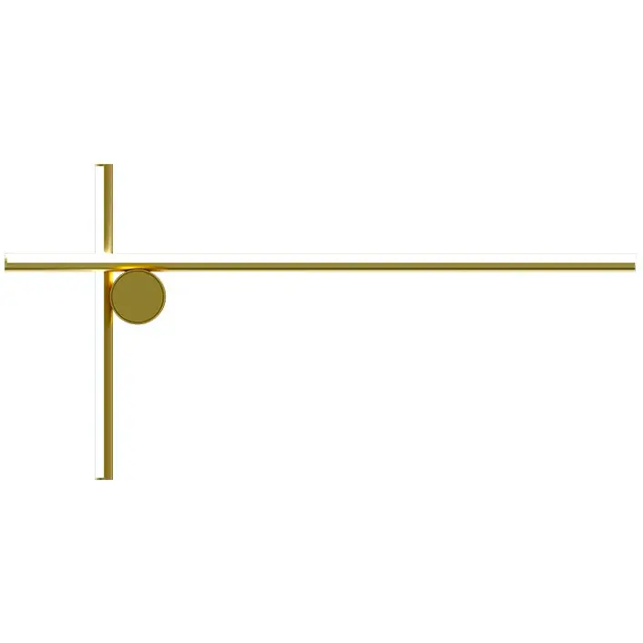 Begränsat antal Coordinates W2 Vägglampa, Anodized Champagne