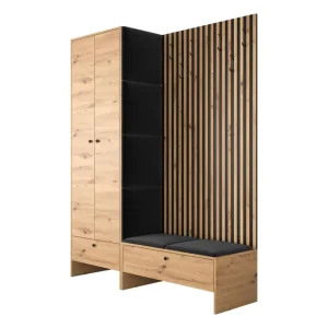 Snabb frakt Dunvegan Highboard Black - Förvaring