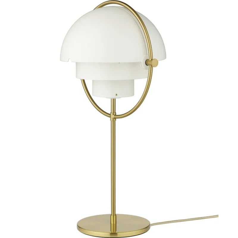 Multi-Lite Bordslampa, Brass / Vit Rea