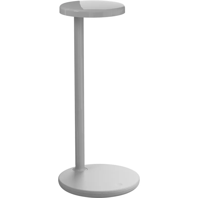 Oblique Qi Bordslampa, Grå Säker betalning