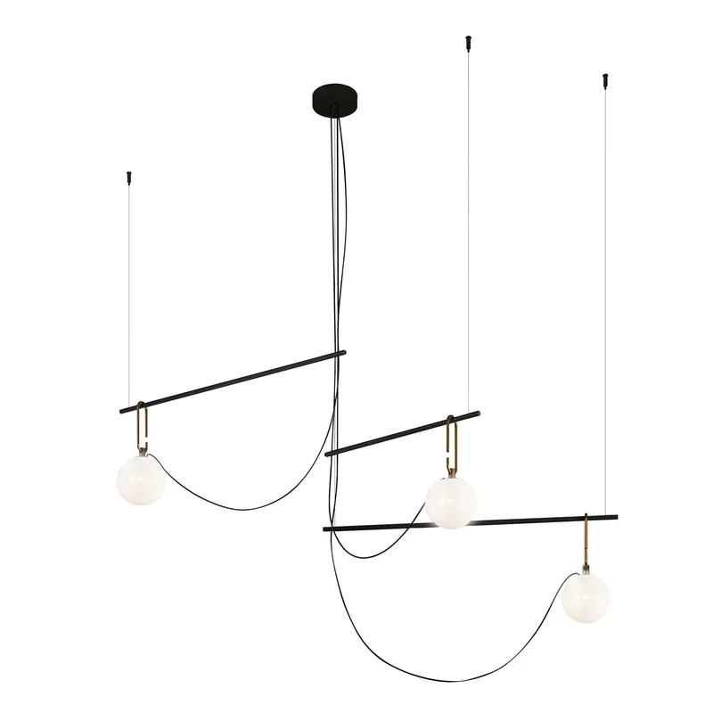 NH S3 14 Taklampa, Svart / Mässing Billigare