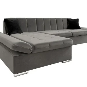Kampanjpris Kintore 3-sits Hörnsoffa Dark grey - Möbler