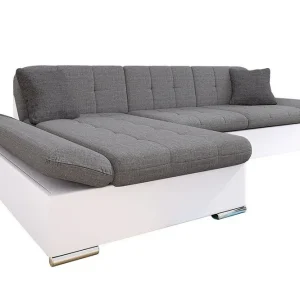 Populärt val Kintore 3-sits Hörnsoffa Light Grey/White - Möbler