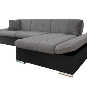 Kintore 3-sits Hörnsoffa Black/Grey - Möbler Lägg i varukorgen