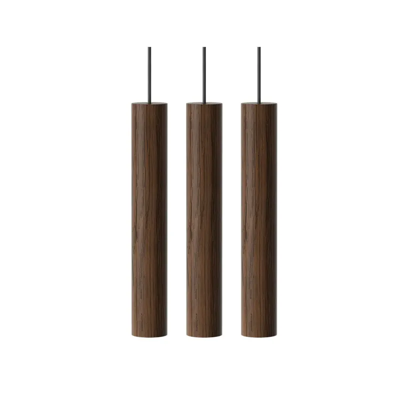 Billigare Chimes 3 Pendel, Mörk Ek