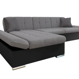 Kintore 3-sits Hörnsoffa Grey/Black - Möbler Billigare