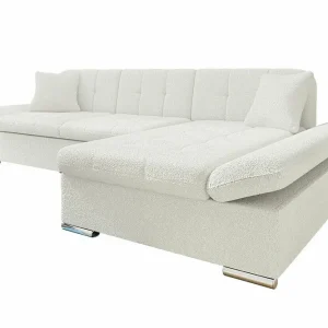 Köp online Kintore 3-sits Hörnsoffa White - Möbler