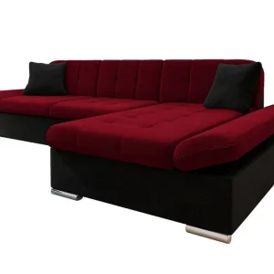 Kintore 3-sits Hörnsoffa Dark red - Möbler Begränsad tid