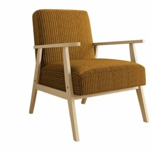 Knocklong Fåtölj Yellow/Brown - Möbler Endast denna vecka