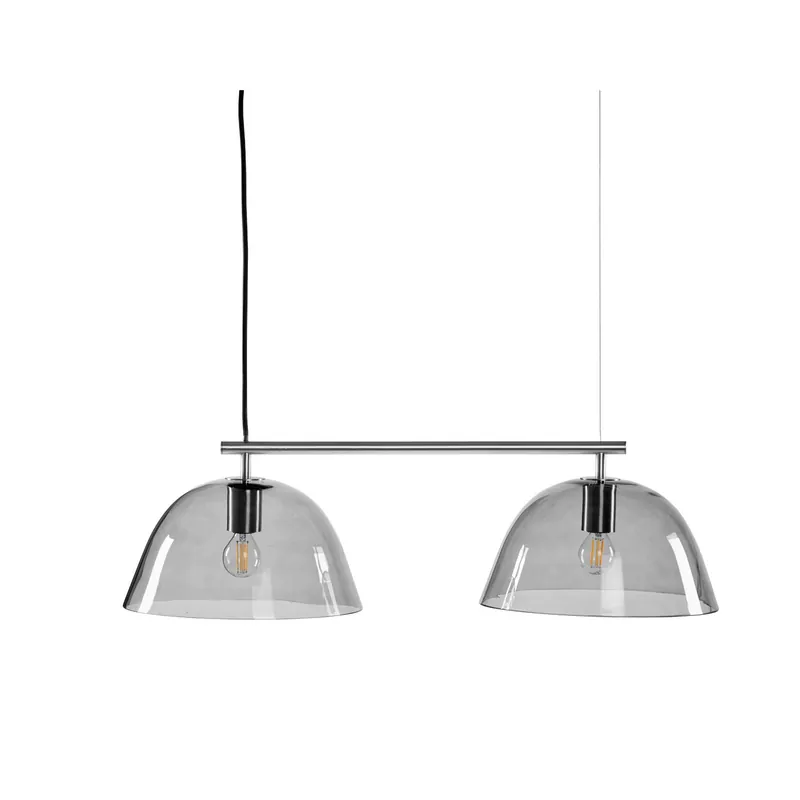 Wendo 70 Taklampa, Nickel/Rökfärgat Glas Beställ idag
