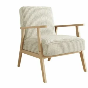 Nyhet Knocklong Fåtölj Beige/Wood - Möbler