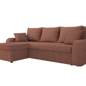 Trygg betalning Kintore 3-sits Hörnbäddsoffa Brown - Möbler
