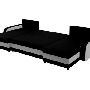 Nedsatt pris Kintore 4-sits Hörnbäddsoffa Grey/wood||Grey/Black - Möbler