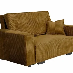 Trygg betalning Denegal 2-sits Bäddsoffa Dark yellow - Möbler