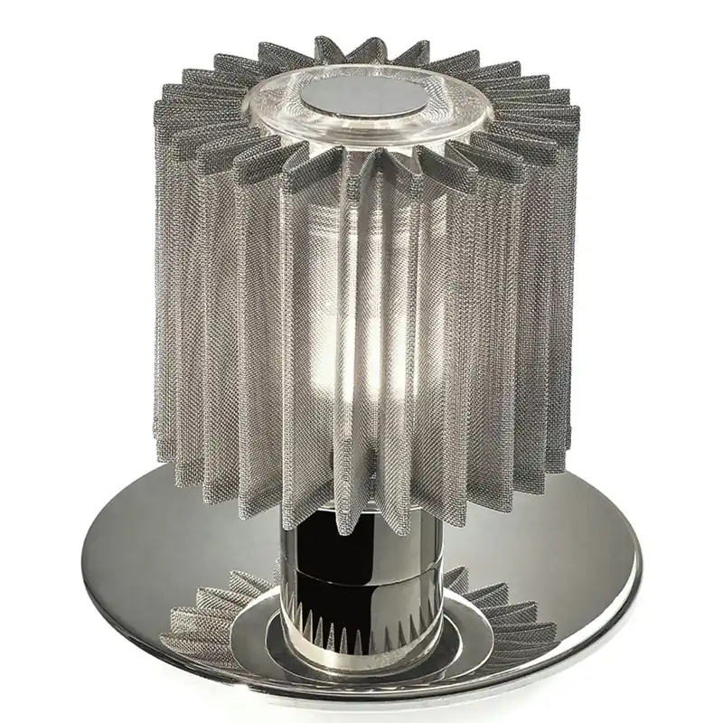 In The Sun Bordslampa Portabel, Silver Extra rabatt