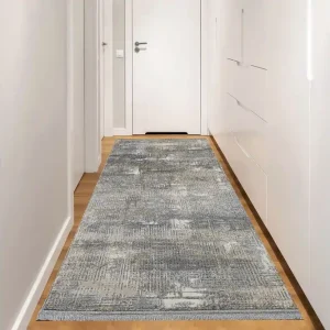 Beställ idag Naveena Gångmatta 100x500 cm Rektangulär Grå/Beige/Creme - Textilier & mattor