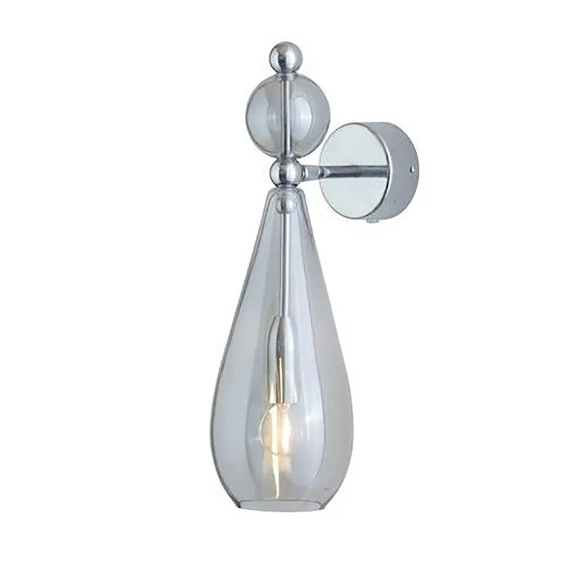 Smykke Vägglampa, Smokey Grey / Shiny Silver Nedsatt pris