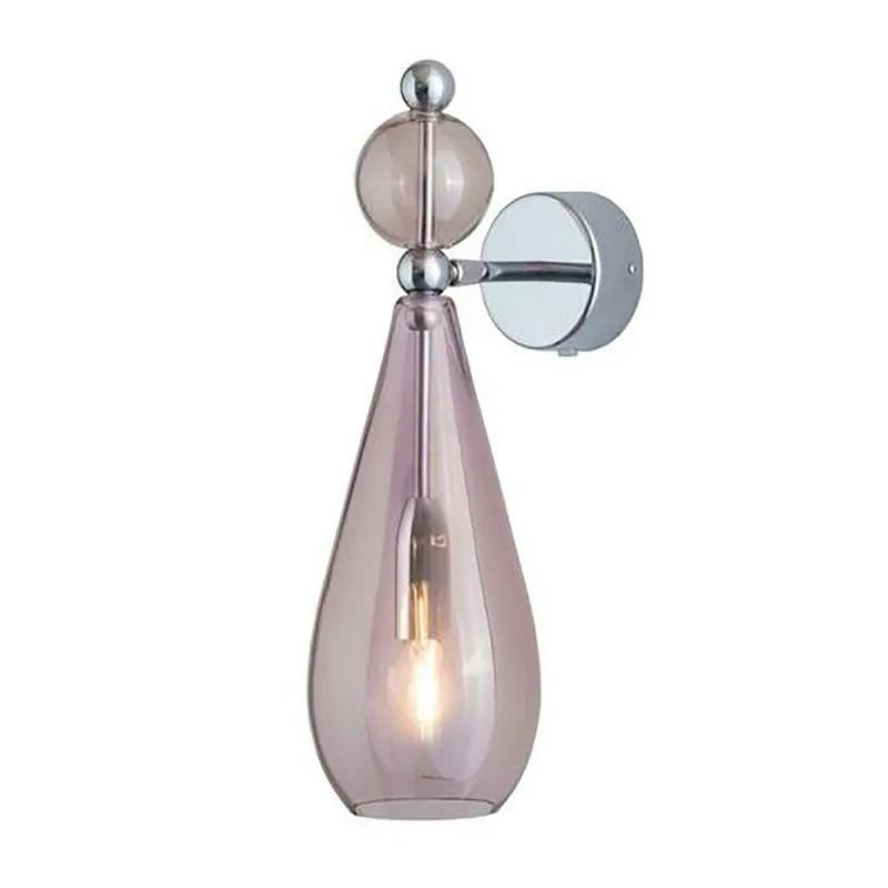 Fynd Smykke Vägglampa, Obsidian / Shiny Silver
