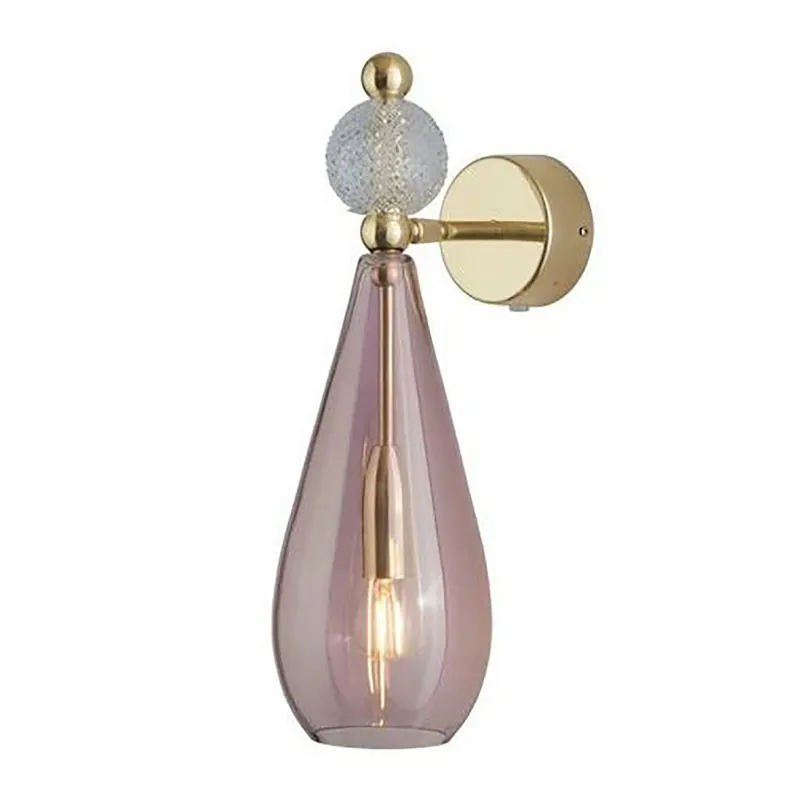 Smykke Vägglampa, Obsidian / Crystal Check Ball / Shiny Gold Fynd