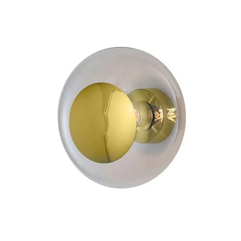 Köp nu Horizon Vägg/Taklampa 29 cm, Clear/Guld
