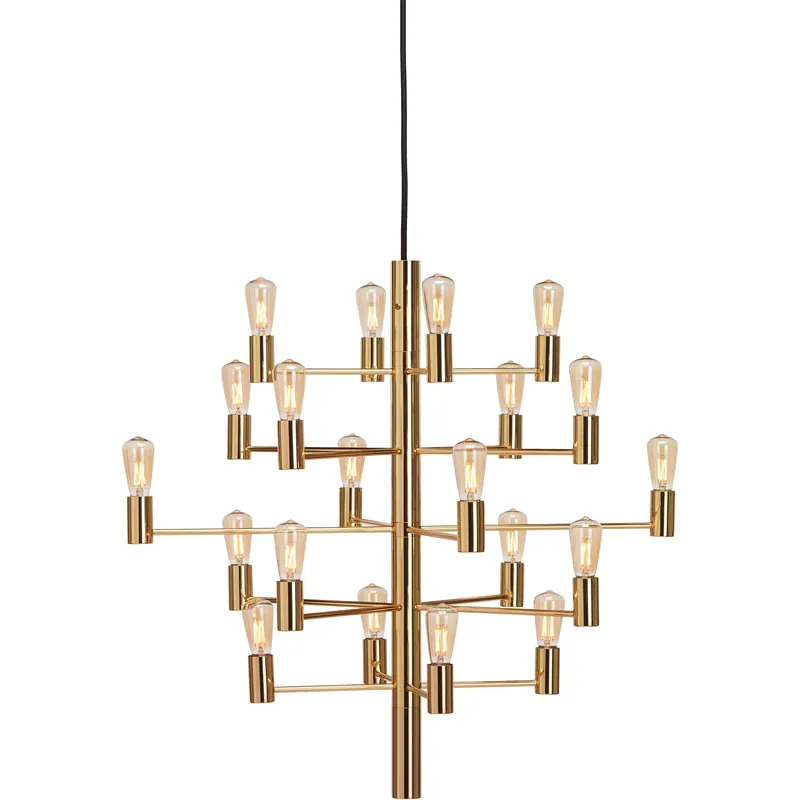 Manola 20 Ljuskrona Dimbar LED, Satin Brass Endast denna vecka