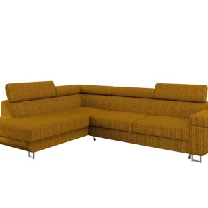 Snabb frakt Kintore 3-sits Hörnbäddsoffa Dark yellow - Möbler