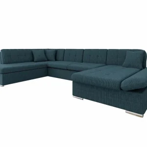 Zumar 4-sits Hörnbäddsoffa Dark blue - Möbler Premium