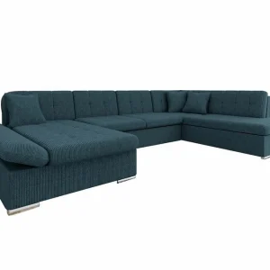 Zumar 4-sits Hörnbäddsoffa Dark blue - Möbler Erbjudande