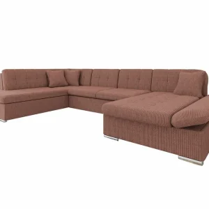 Zumar 4-sits Hörnbäddsoffa Light brown - Möbler Kampanjpris