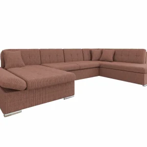 Erbjudandepris Zumar 4-sits Hörnbäddsoffa Light brown - Möbler