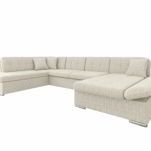 Zumar 4-sits Hörnbäddsoffa beige - Möbler Lägg i varukorgen