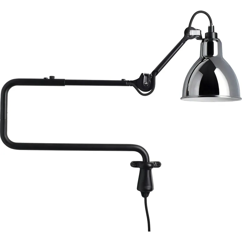 Fynd La Lampe Gras N°303 Vägglampa, Svart / Krom