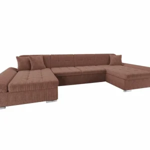 Kintore 4-sits Hörnbäddsoffa Brown - Möbler Trygg betalning
