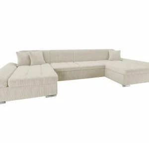 Kintore 4-sits Hörnbäddsoffa beige - Möbler Kampanj