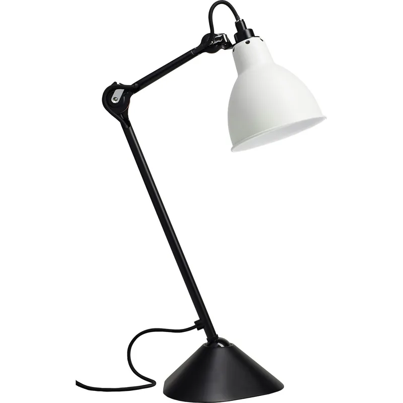 Fri frakt La Lampe Gras N°205 Bordslampa, Svart / Vit