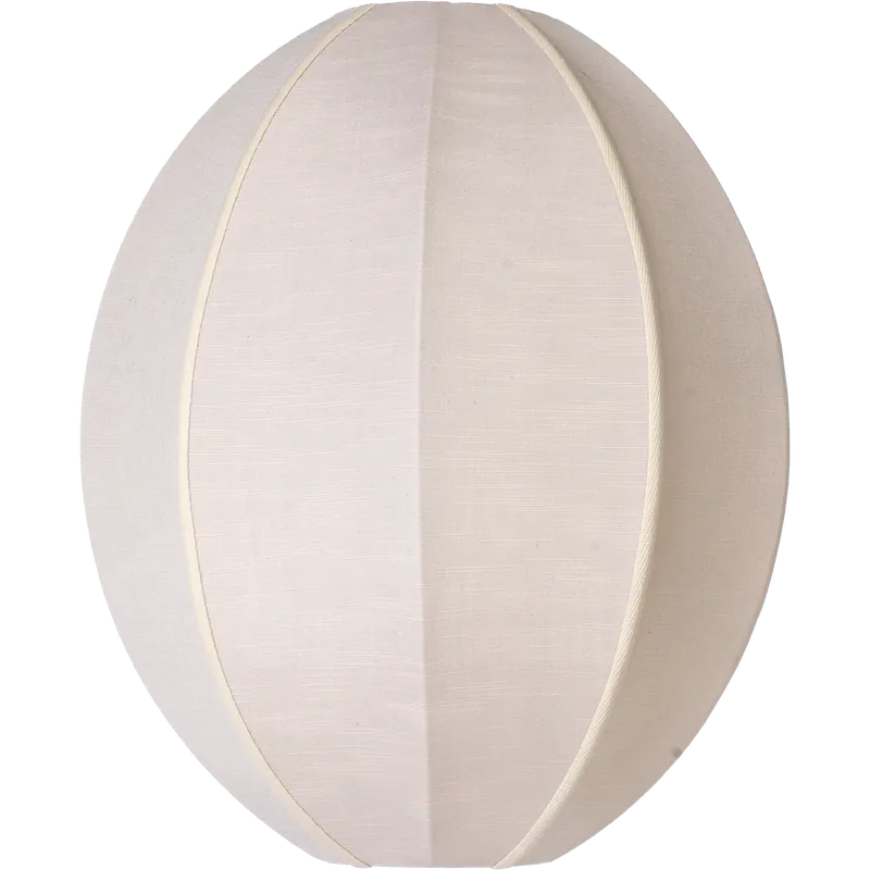 Indochina Lampskärm Oval Liten, Sand Kundfavorit