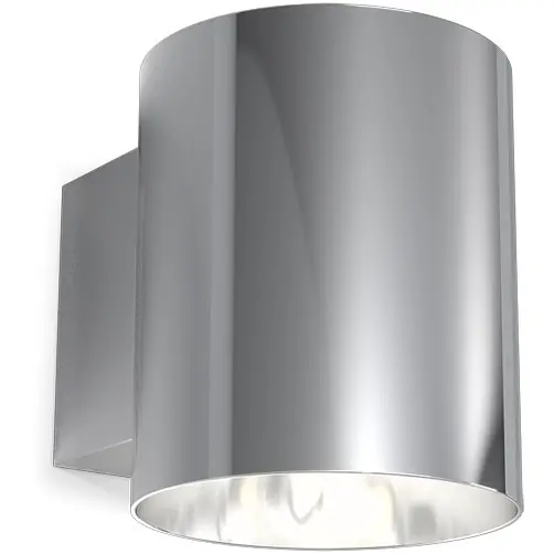 Fynd Evoke Vägglampa 120 mm, Krom