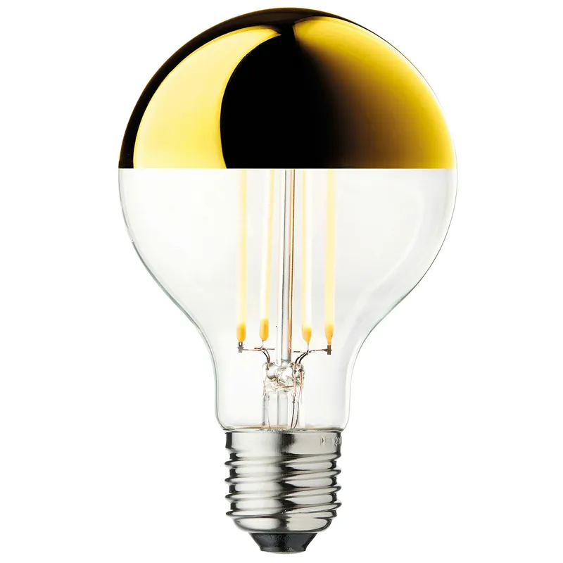 Säker betalning Globe Led-Ljuskälla 5W Ø8 cm, Guld