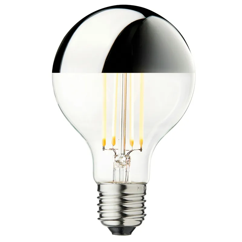 Globe Led-Ljuskälla 3,5W Ø8 cm, Silver Snabb frakt