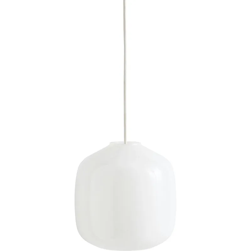 Premium Buoy Glass Pendel 20 cm, Clay White