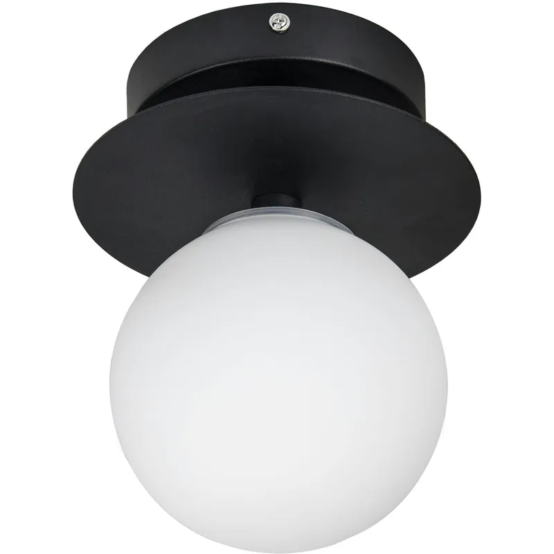 Art Deco 24 Vägg-/Taklampa, Svart Lägg i varukorgen