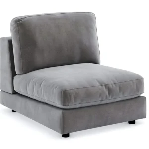 Arken 1-sits Mittmodul i Sammet 90 cm bred - Möbler Snabb leverans