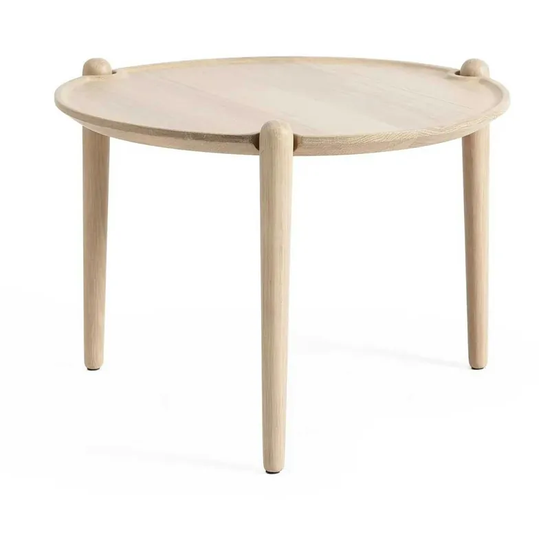 Endast idag Aria Soffbord Ø50 Låg, Ljus Ek