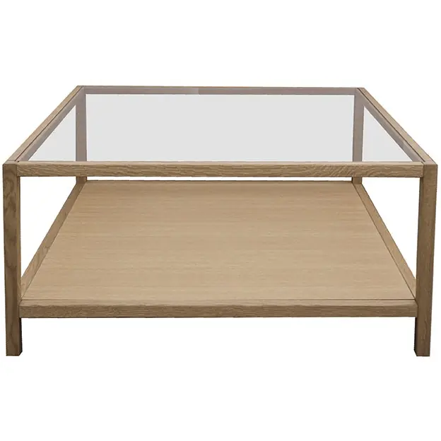 2000 Soffbord 105x105x50, Natural Oak Nyhet