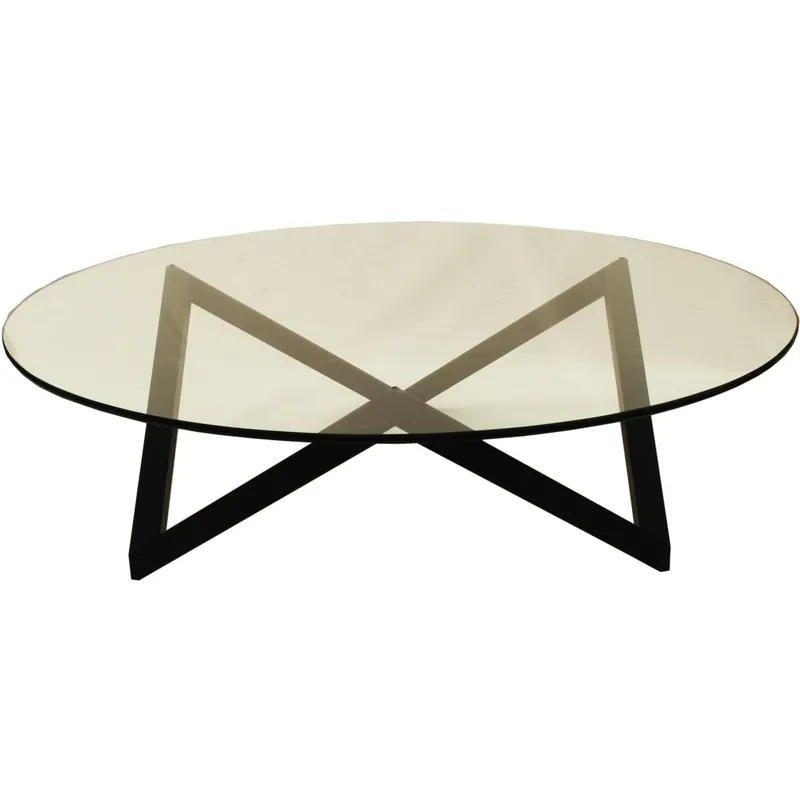 Expressleverans Sirius Soffbord Ø120x38, Black Oak