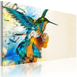 Tavla Bird's Music 60x40 - Inredning & dekor Fynd