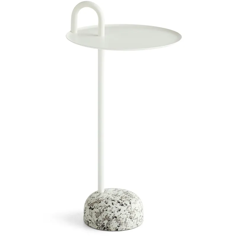 Begränsat antal Bowler Sidobord, Cream White