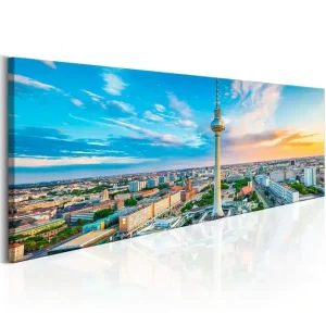 Tavla Berliner Fernsehturm Germany 120x40 - Inredning & dekor Begränsat erbjudande